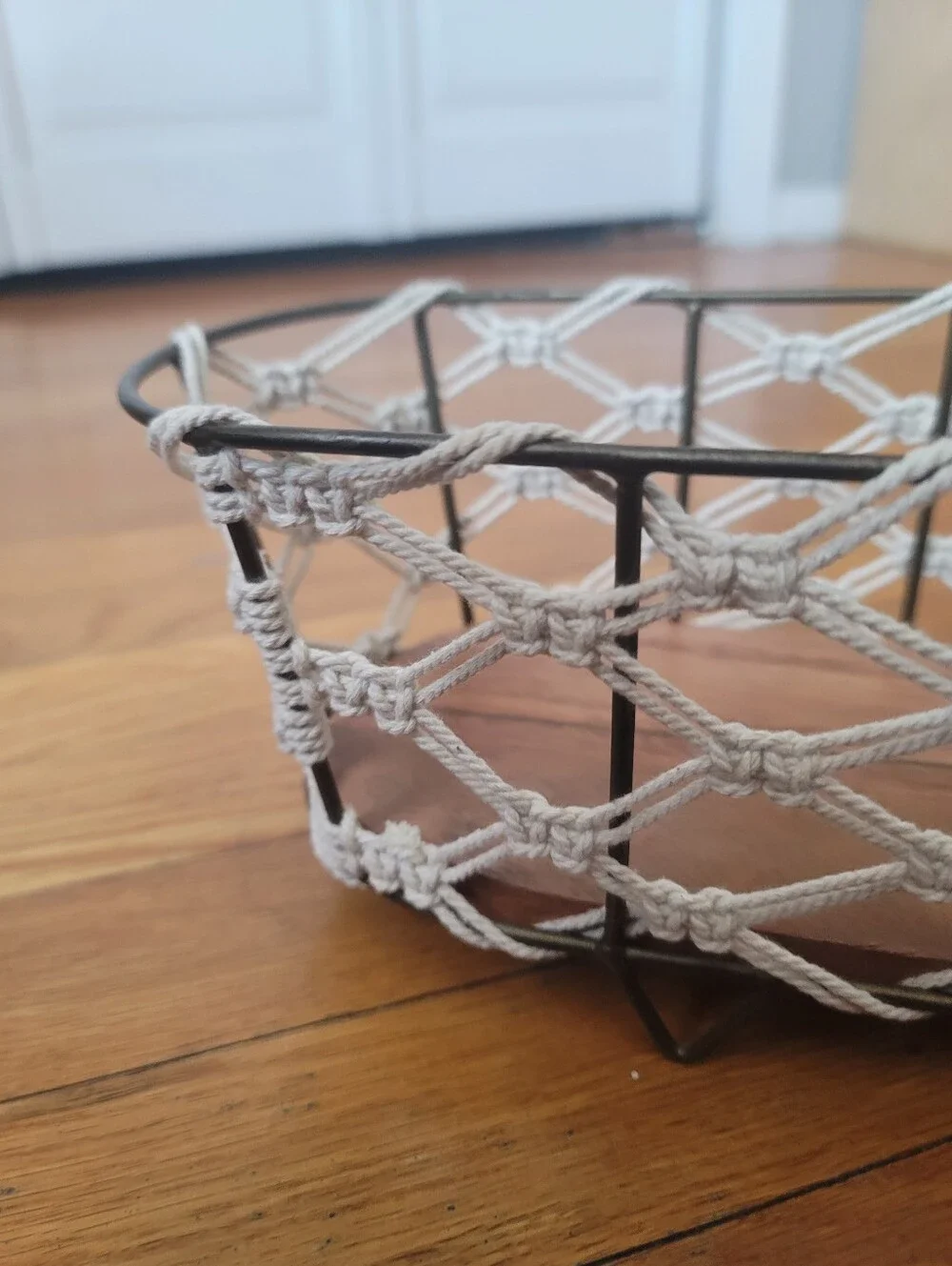 MACRAME Wire Basket